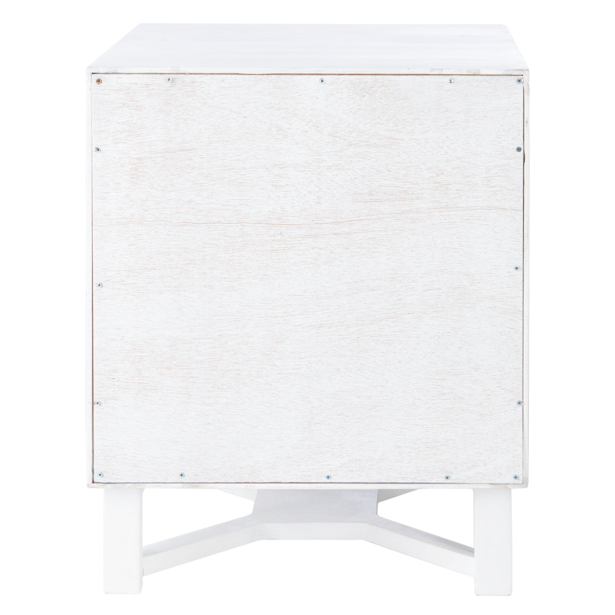 SAFAVIEH Hedwig 2-Drawer Nightstand White / Natural