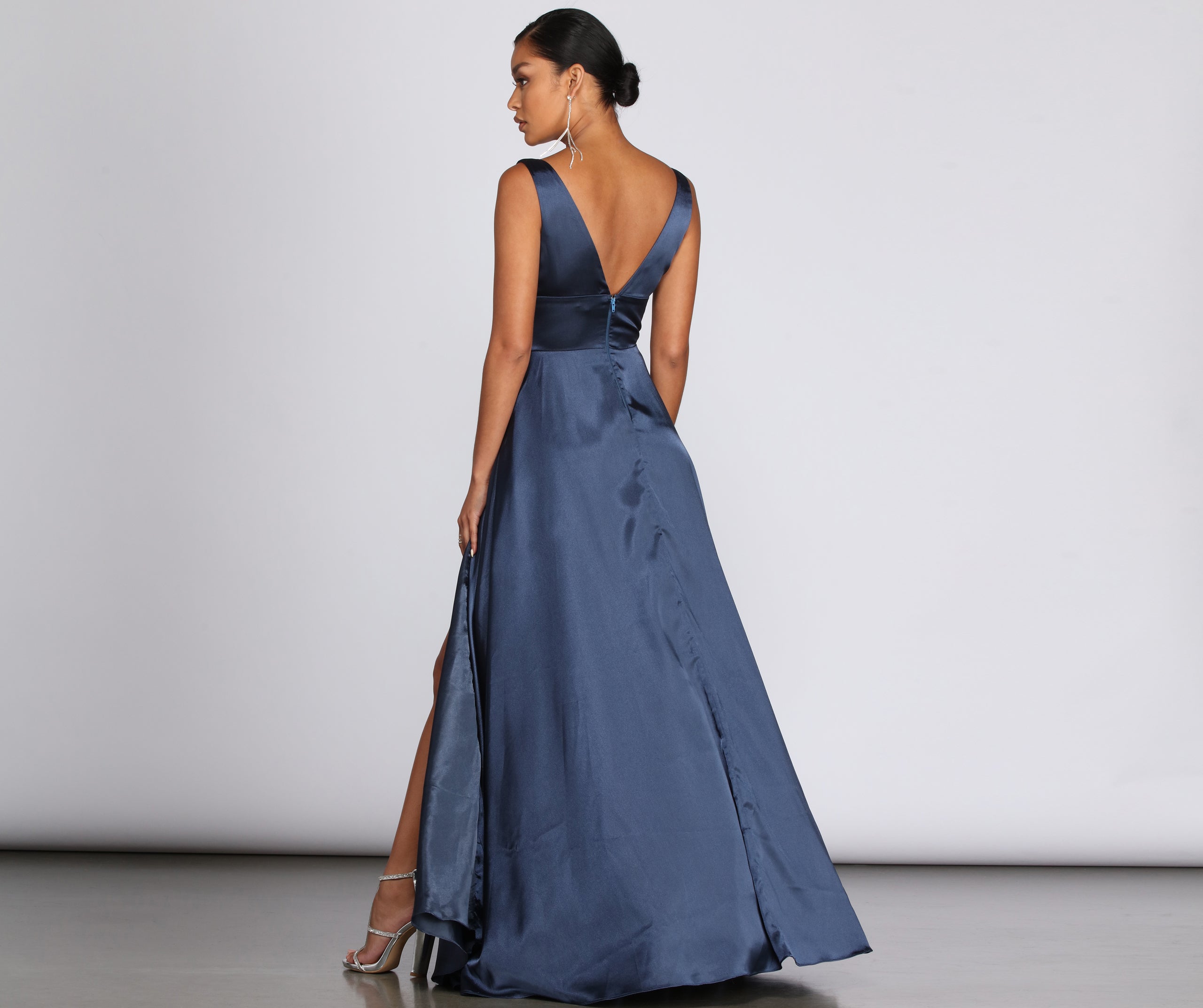 Kat Formal Satin Gown