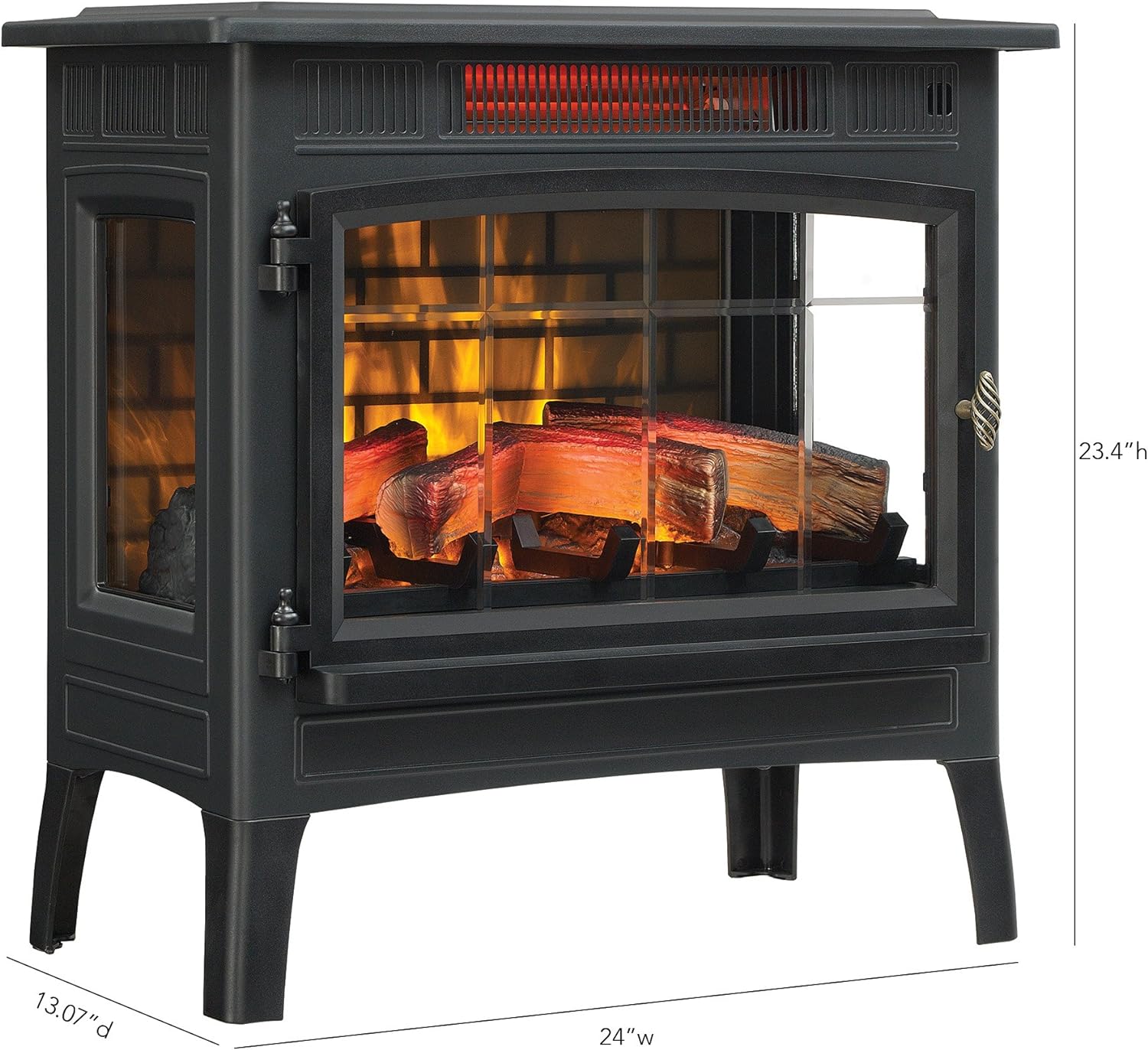 💝Last Day 70% Off✨ Electric Infrared Quartz Fireplace Stove with 3D Flame Effect