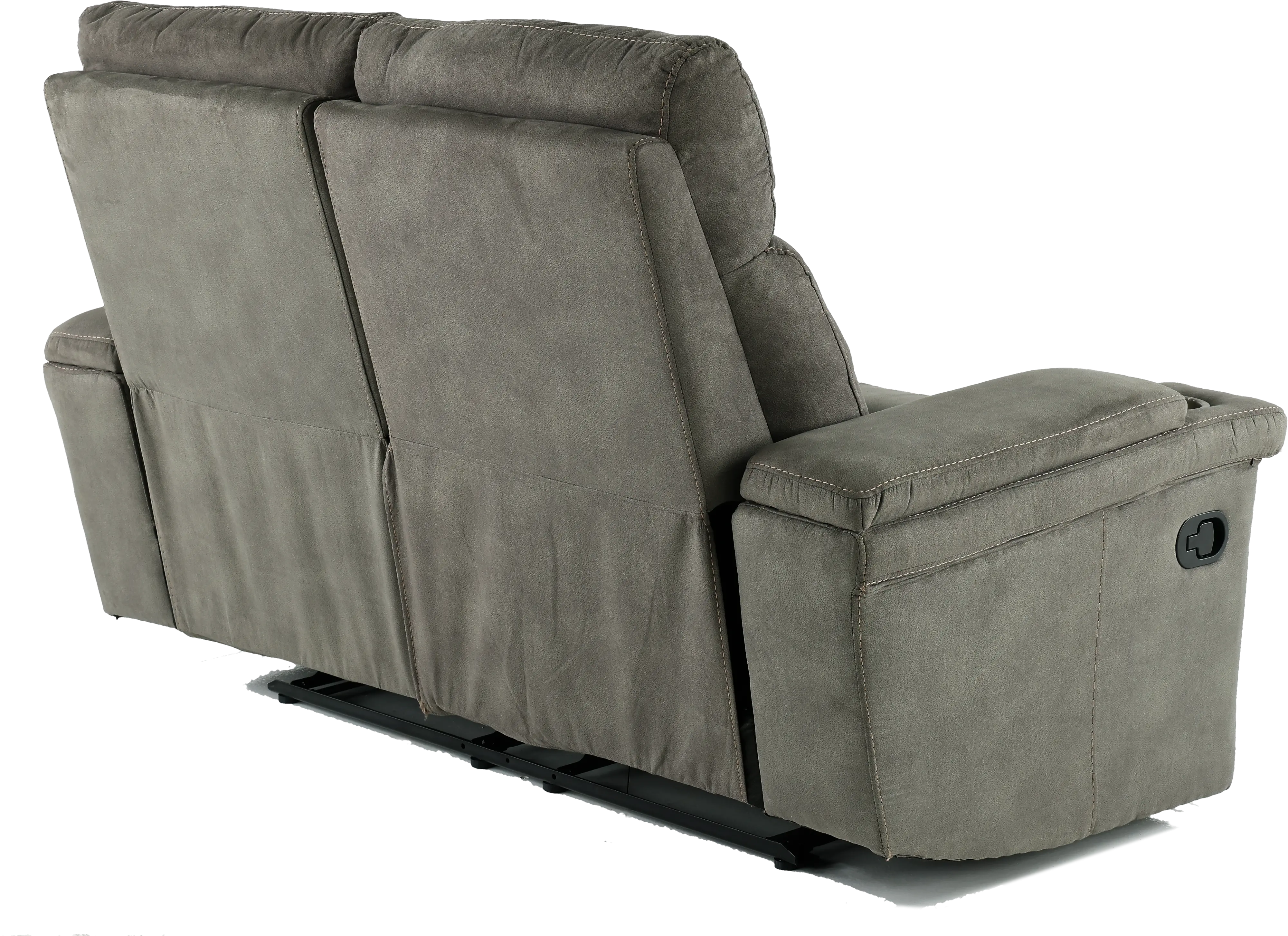 Diesel Cobra Gray Reclining Loveseat