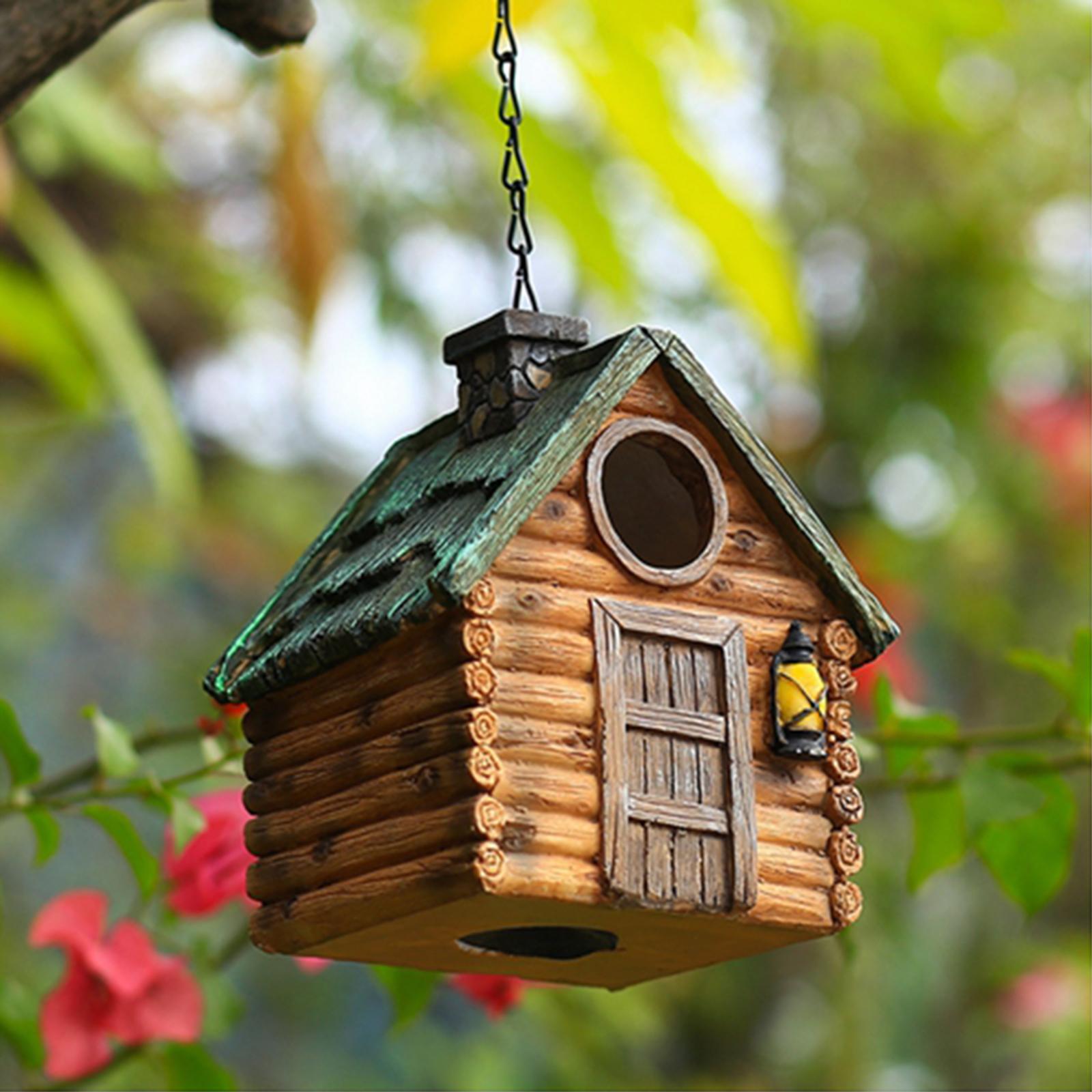 Hanging Birdhouses Shelter for Cardinal Bluebird for Home Courtyard Outdoor