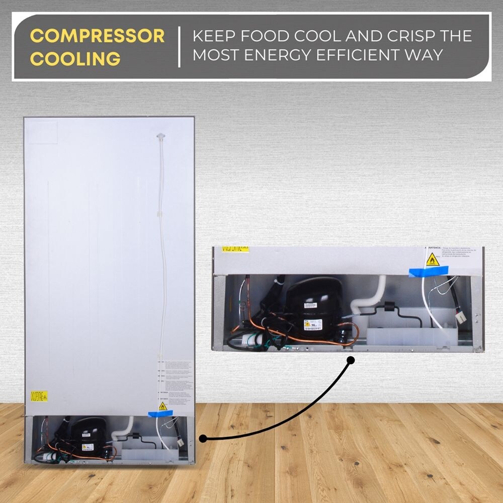 Conserv 18cu.ft. Top Freezer Refrig Stainless Icemaker Frost free No Fingerprint