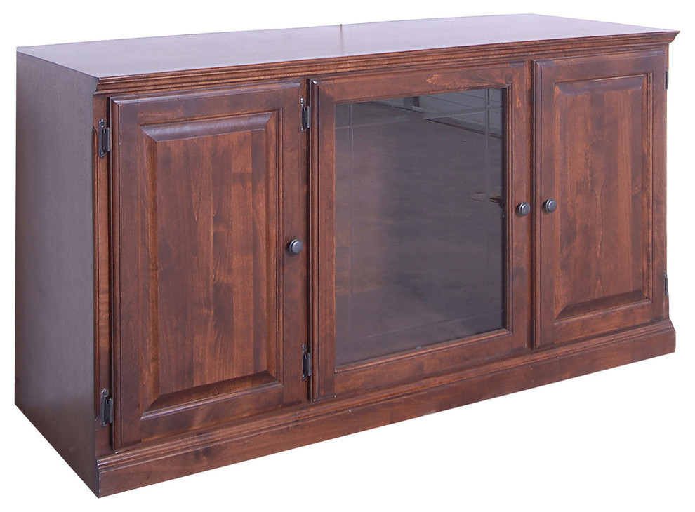 Traditional TV Stand With Media Storage   Traditional   Entertainment Centers And Tv Stands   by Oak Arizona  Houzz