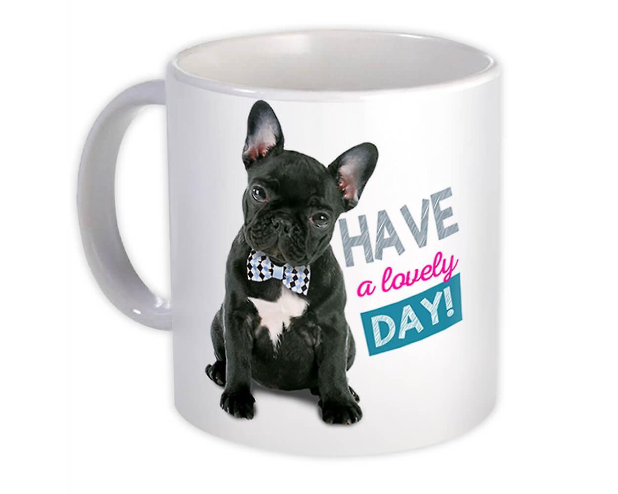 Gift Mug: French Bulldog Tie Funny