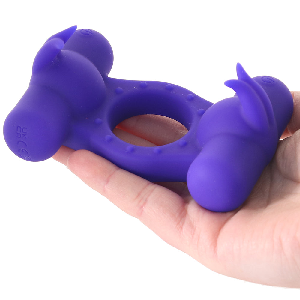 Silicone Triple Orgasm Enhancer Vibrating Ring