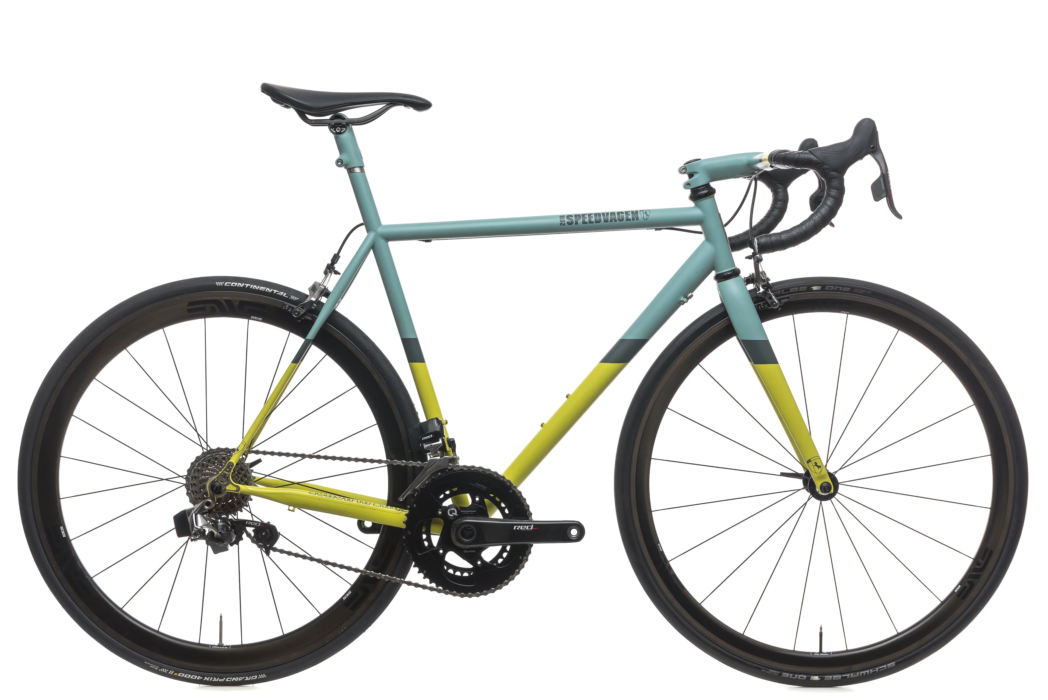 2016 Speedvagen Custom Road Bike 54cm Steel SRAM eTap 11s ENVE Quarq