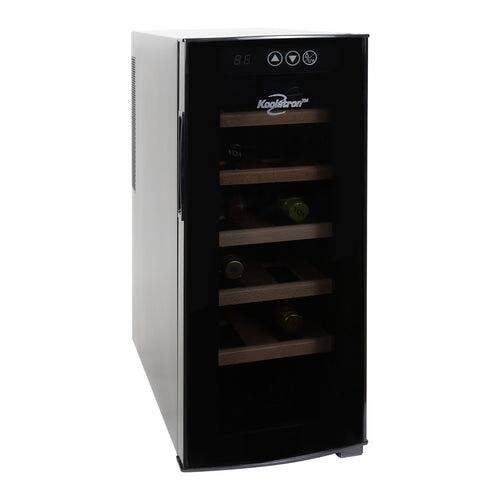 Koolatron WC1235D 11 Inch Black Wine Cooler