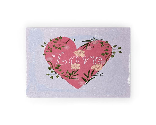 Joy Laforme Love Your Valentine Welcome Mat Society6