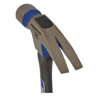 Vaughan 20 oz. Milled Face Fiberglass Rip Hammer 16 in. fiberglass handle FS999ML