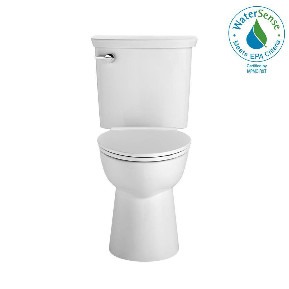 American Standard Vormax UHET Tall Height 2-Piece 1.0 GPF Single Flush Elongated Toilet in White Seat Not Included 238AA114.020