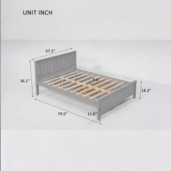 Full Bed with Headboard and Footboard - - 37939645