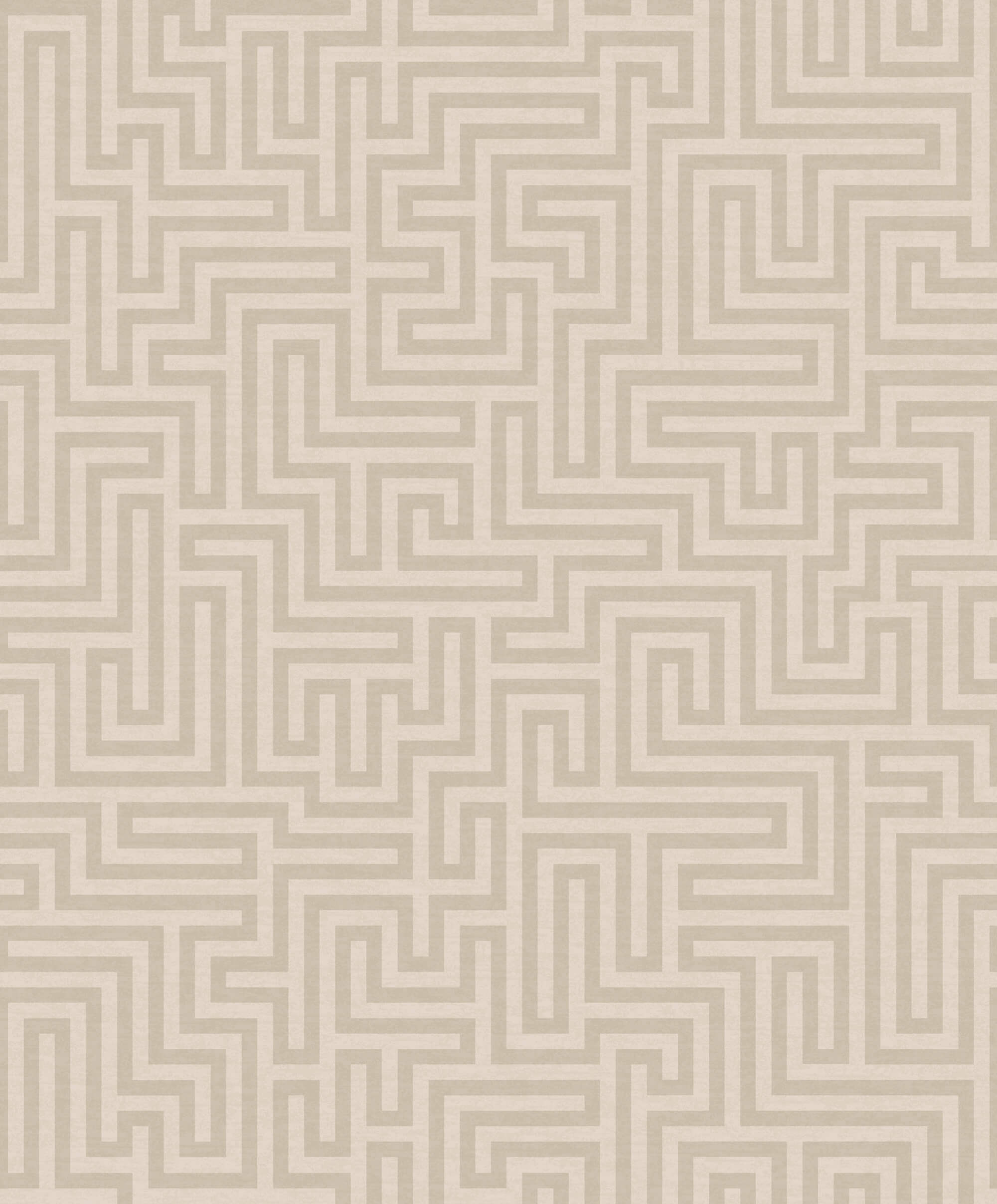 Maze Taupe Wallpaper