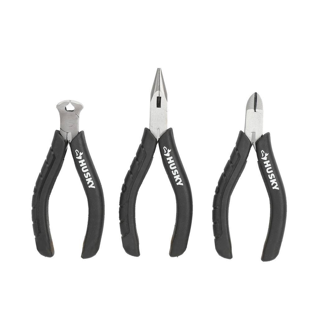 Husky Mini Pliers Set (3-Piece) 90149