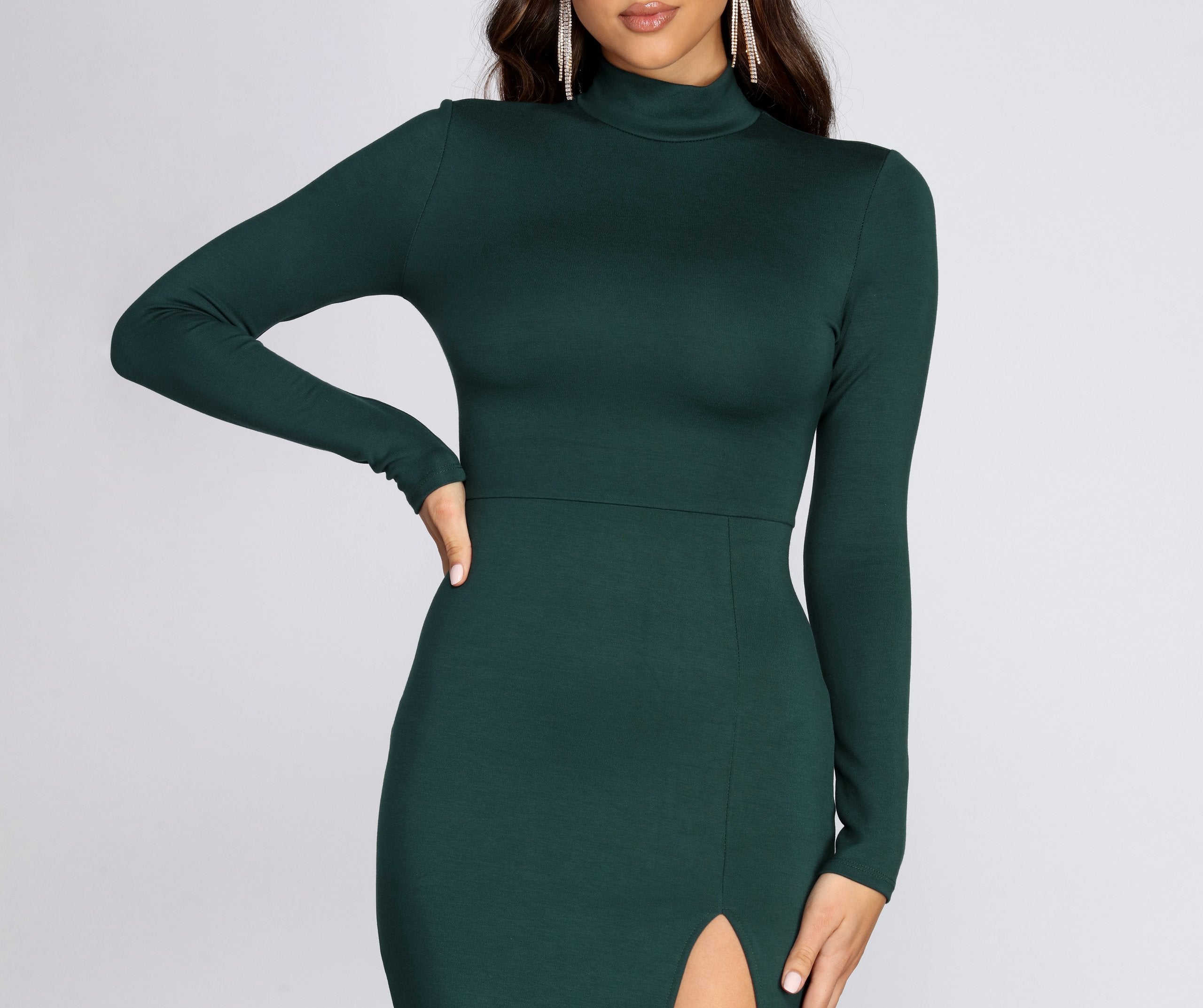 Curves Ahead Knit Mini Dress