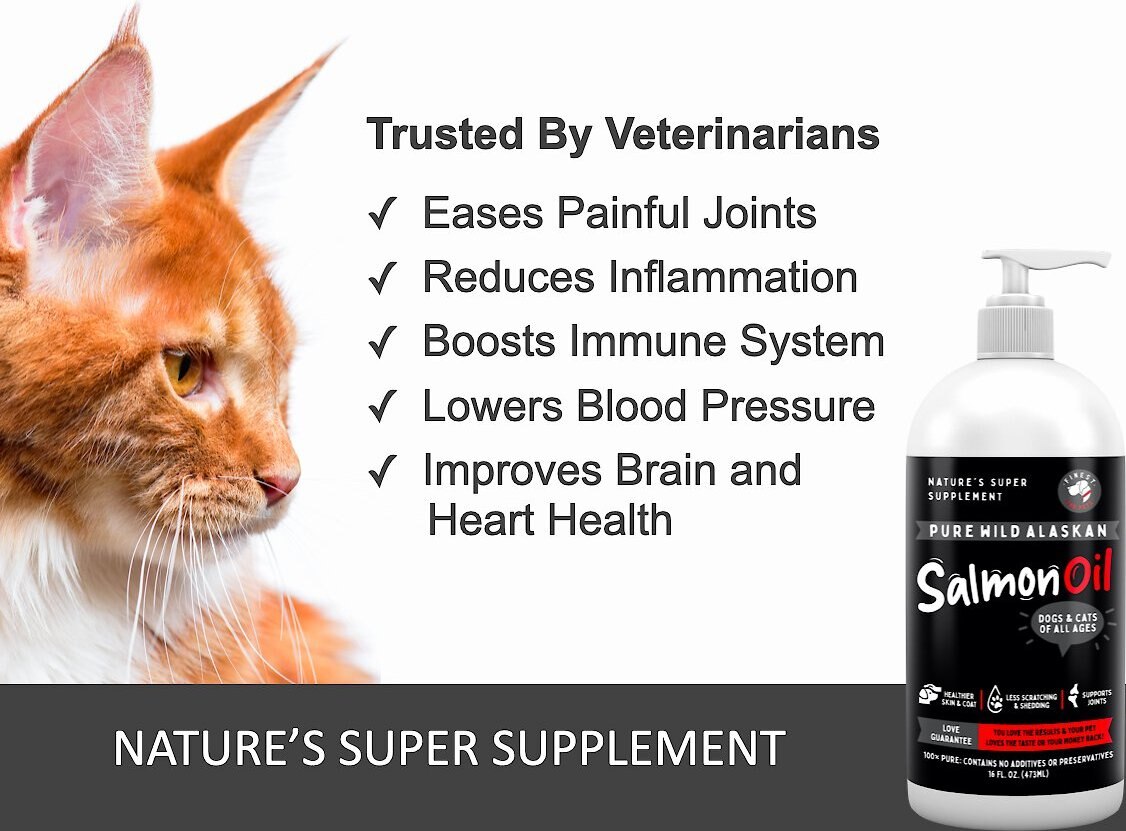 Finest for Pets Wild Alaskan Salmon Oil Dog and Cat Supplement