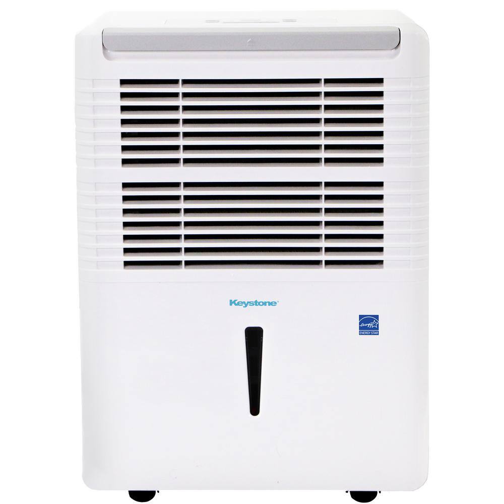 Keystone Energy Star 22 Pint Dehumidifier for up to 1500 Sq.Ft. LED Display Timer Portable w Wheels Auto-Shutoff KSTAD224D