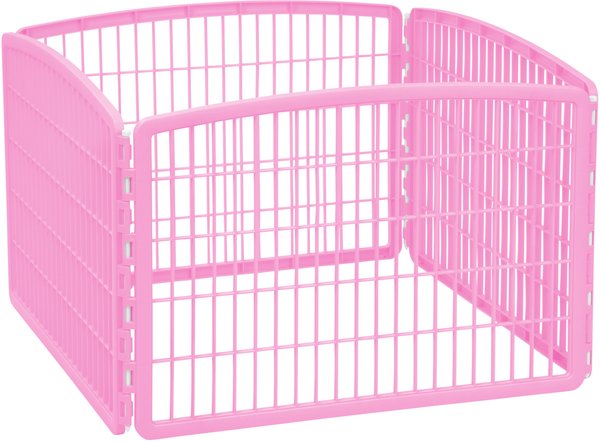 IRIS USA 4-Panel Dog Exercise Playpen， 24-in