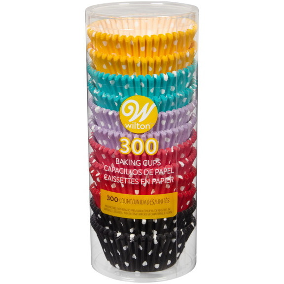 Wilton 415 2286 Assorted Polka Dot Cupcake Liners ...