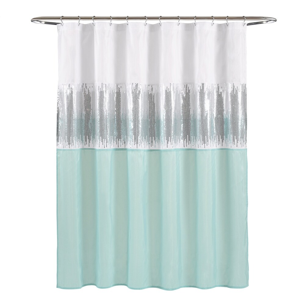 Lush Decor Night Sky Sequins Embroidery Valance   18\