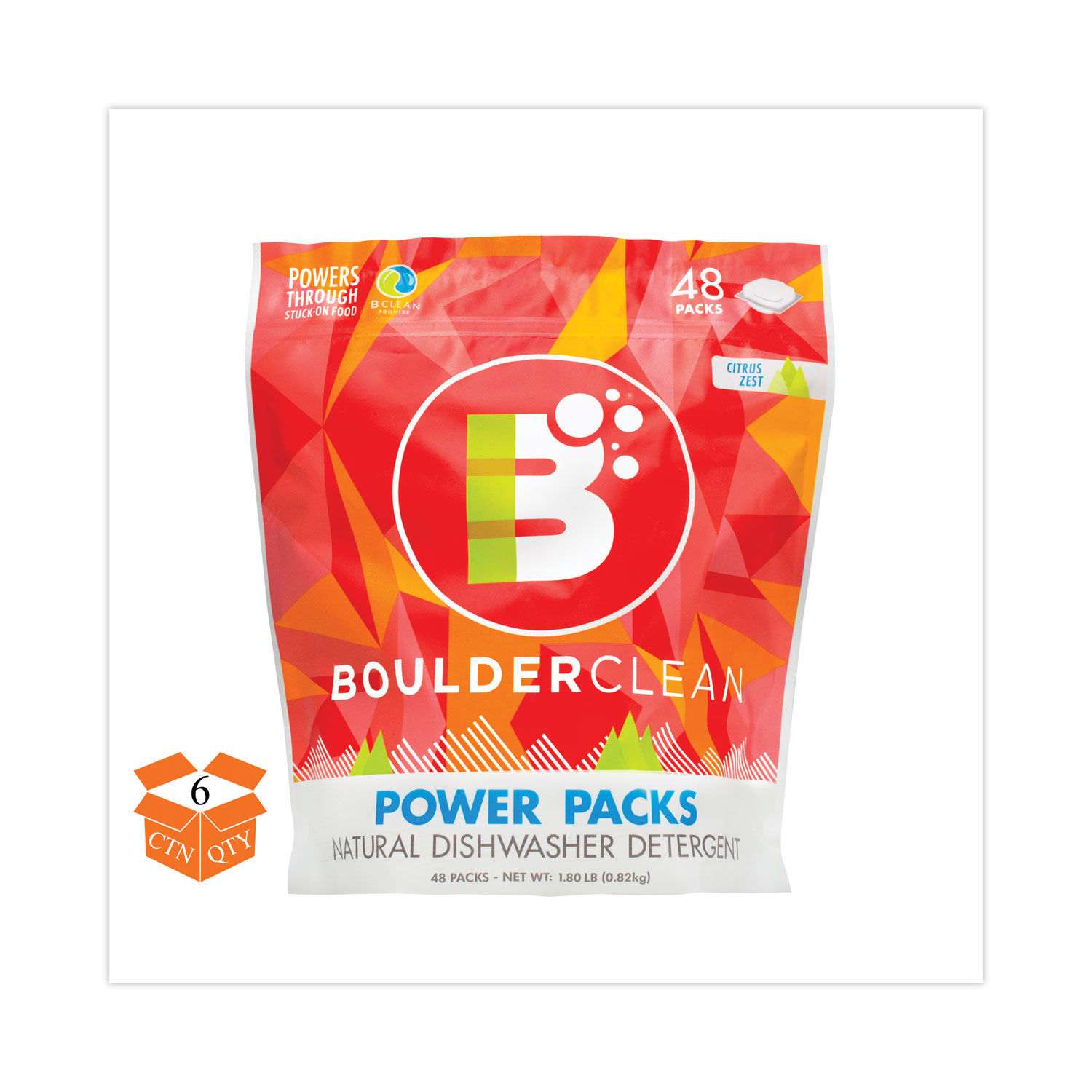 Dishwasher Detergent Power Packs by Boulder Clean BCL003663CT