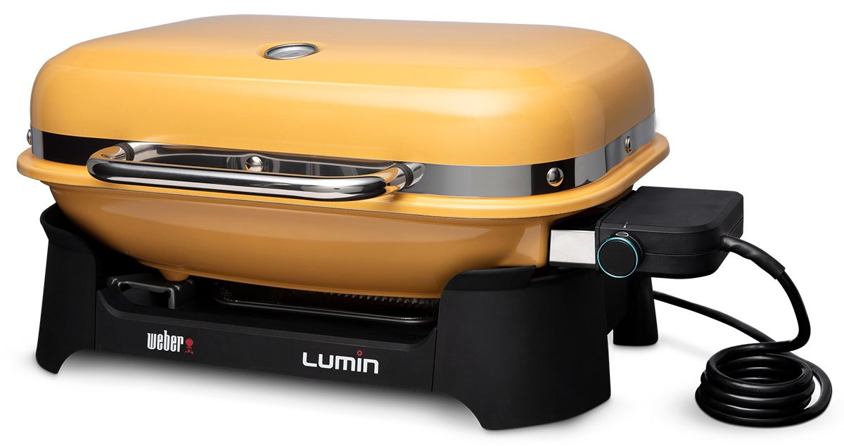 Weber Lumin Golden Yellow Electric Grill