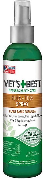 Vet's Best Topical and Indoor Flea and Tick Spray for Dogs