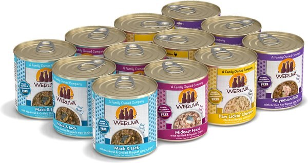 Weruva The 10 Ounce Pounce Variety Pack Grain-Free Canned Cat Food