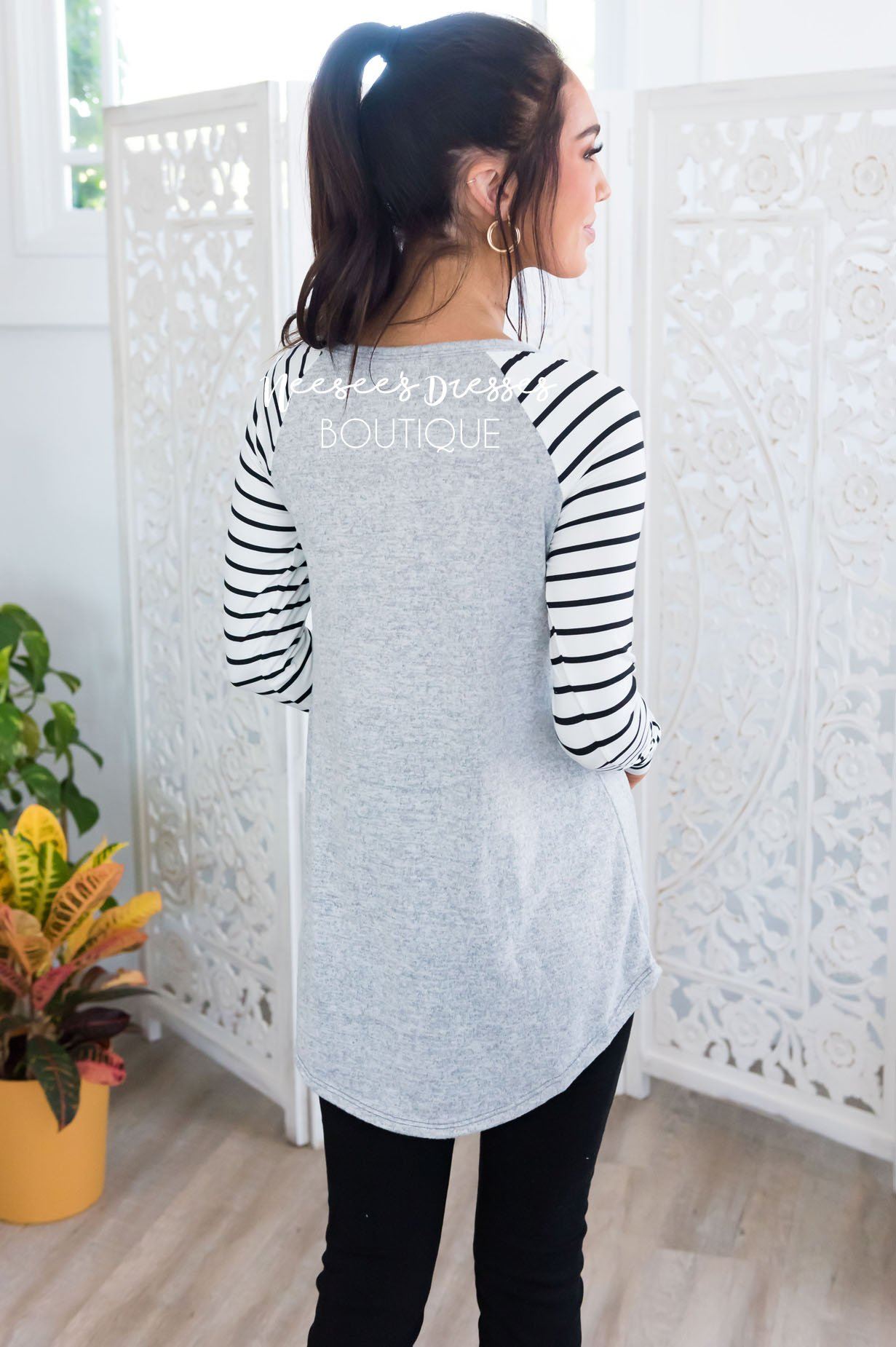 All The More Charming Modest Top