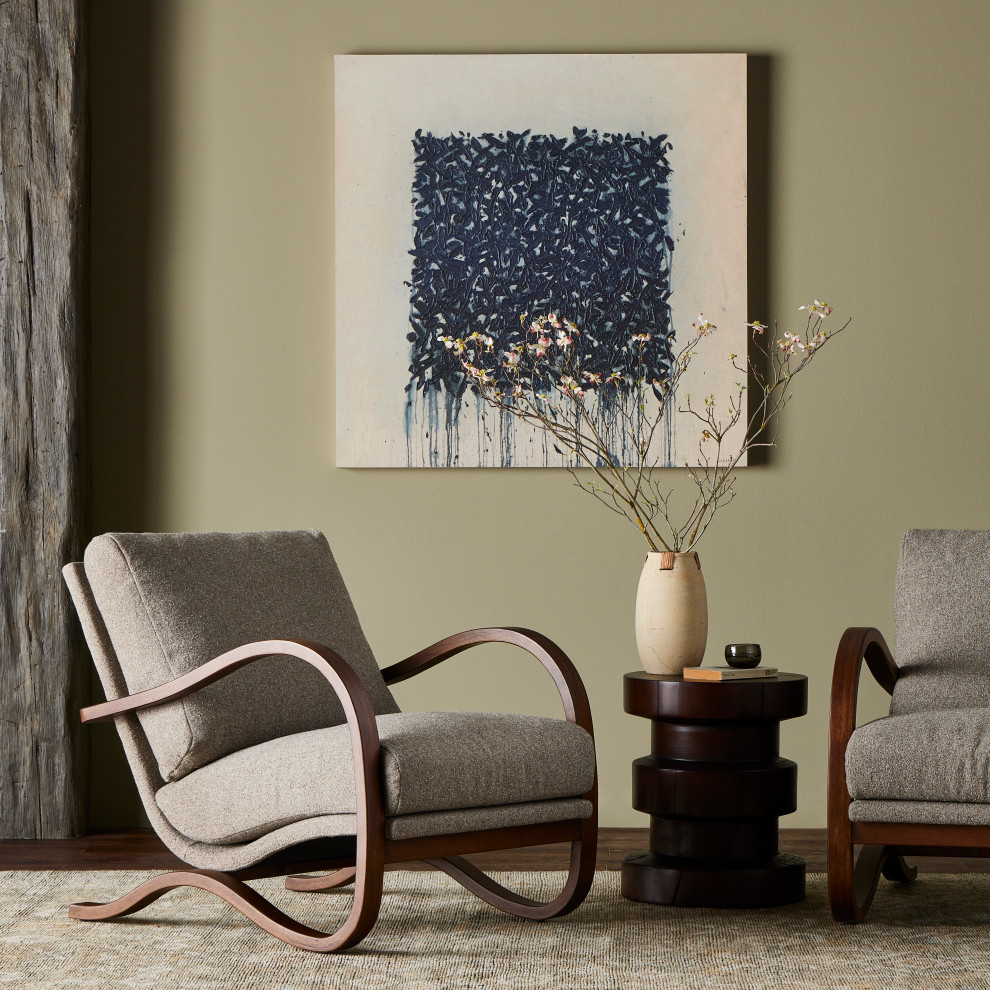 Paxon Chair Weslie Feather   Transitional   Rocking Chairs   by Zin Home  Houzz