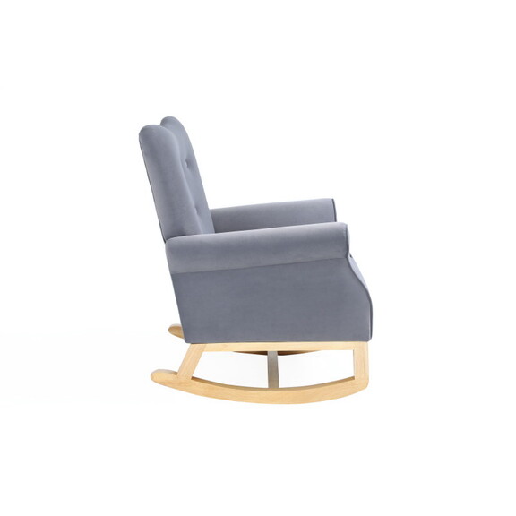 Modern Rocking Chair  Upholstered Accent Chair for...