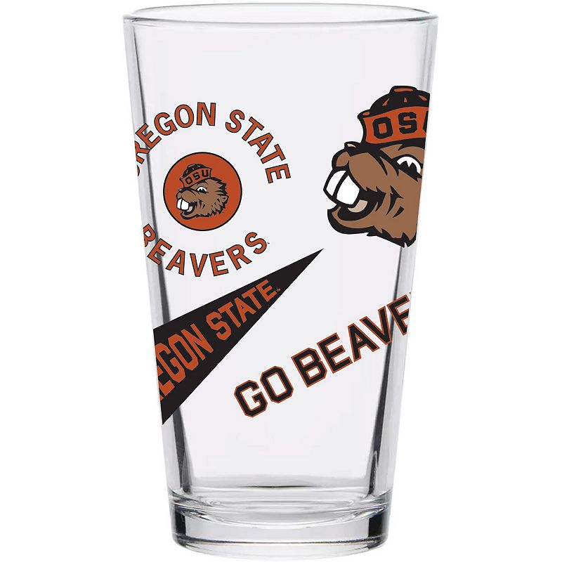 Oregon State Beavers 16oz. Medley Vintage Pint Glass