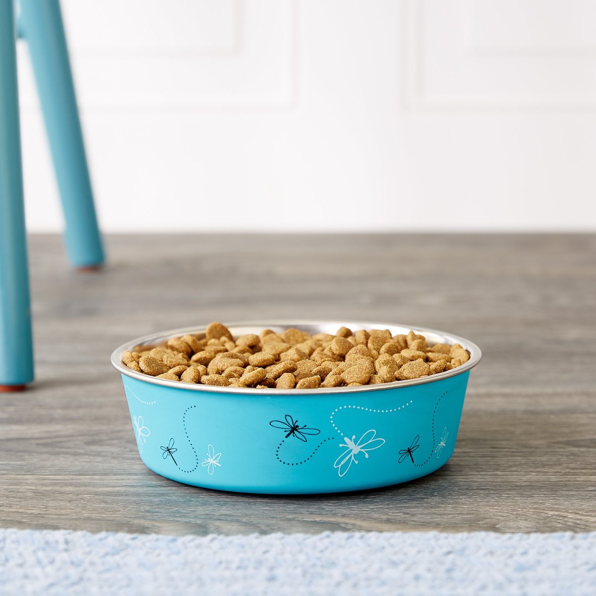 Loving Pets Bella Bowls Pet Bowl， Turquoise