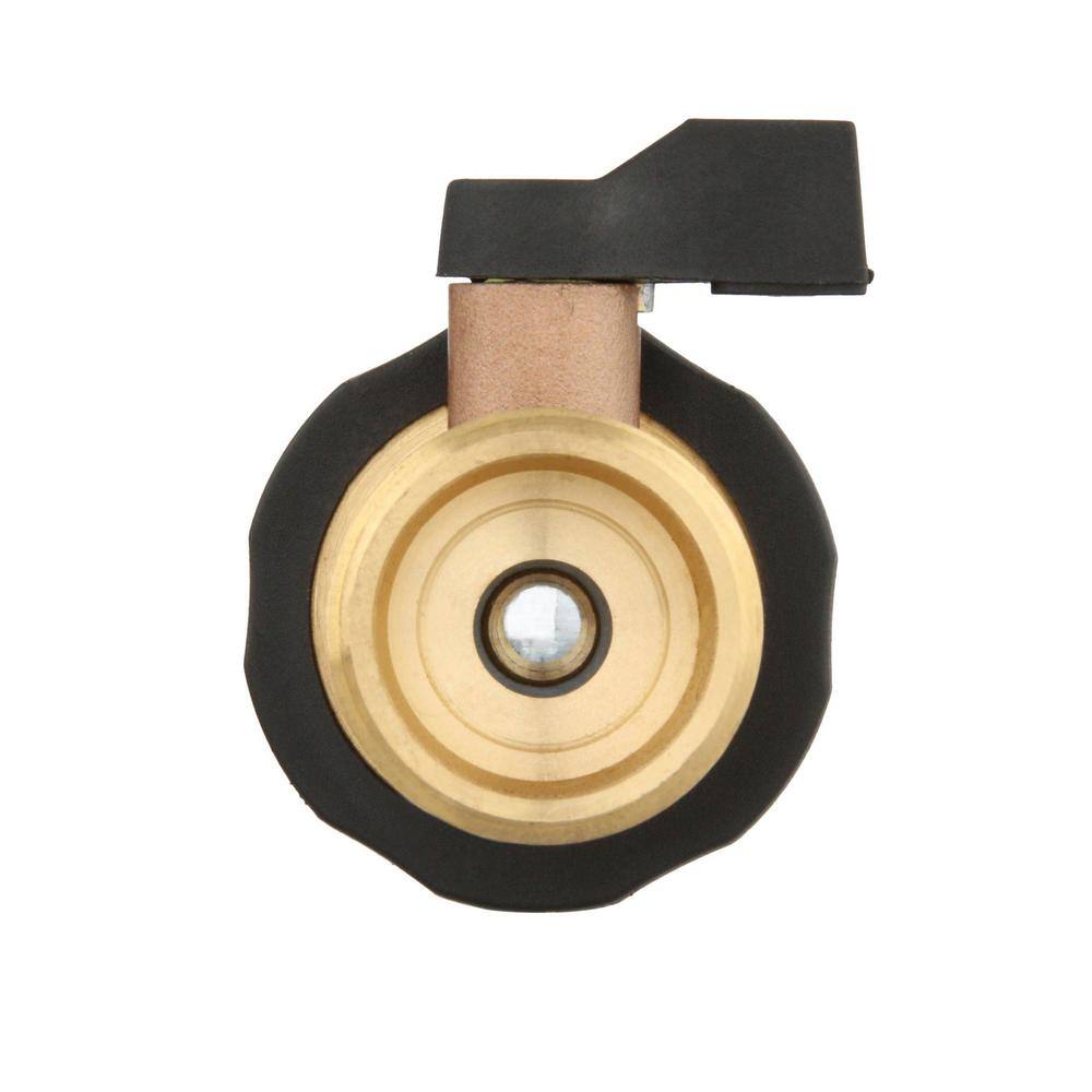 Orbit 34 in. Threaded Brass Shut-Off Coupling 27933