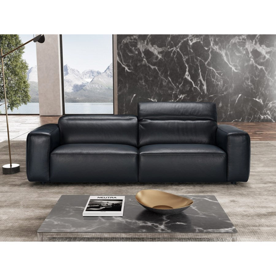 Nicholas Leather Sofa  Made in Italy  Black   Contemporary   Loveseats   by Rustic Home Furniture Deco  Houzz