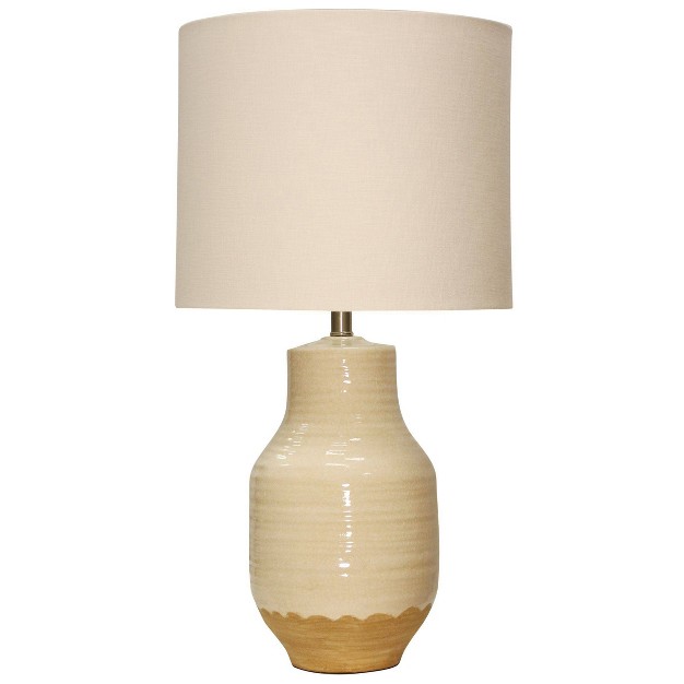 Prova Ceramic Table Lamp Beige Finish Stylecraft