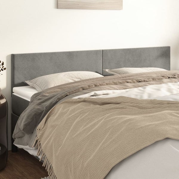 vidaXL Headboard Dark Gray 39.4