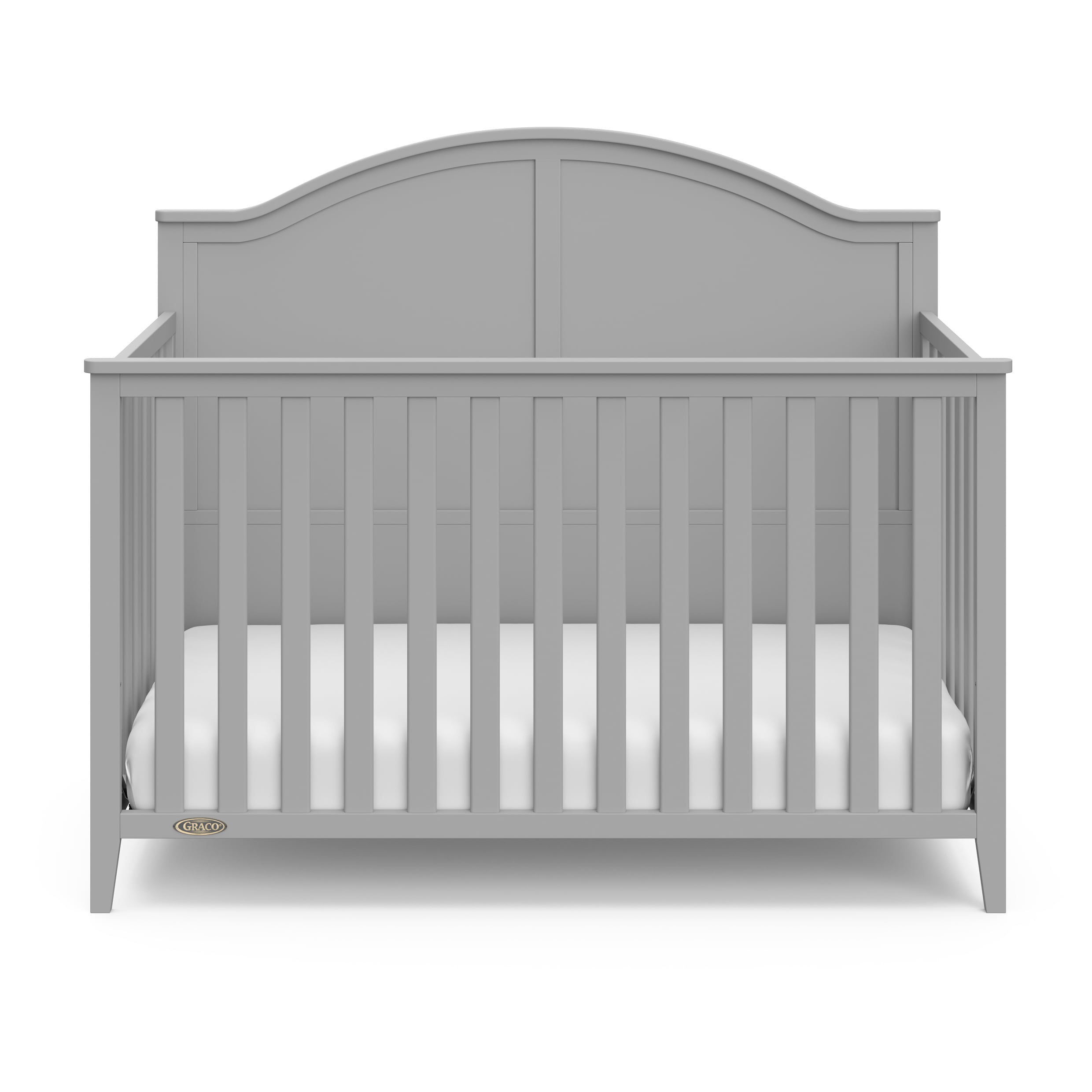 Graco Wilfred 5-in-1 Convertible Baby Crib, Pebble Gray