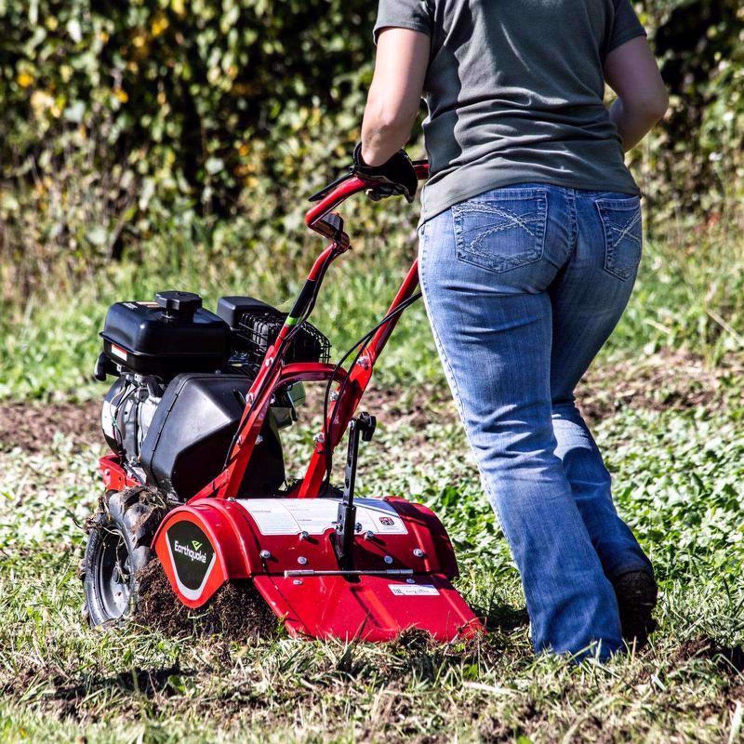 Earthquake Victory 11 in. 4-Cycle 209 cc Cultivator/Tiller