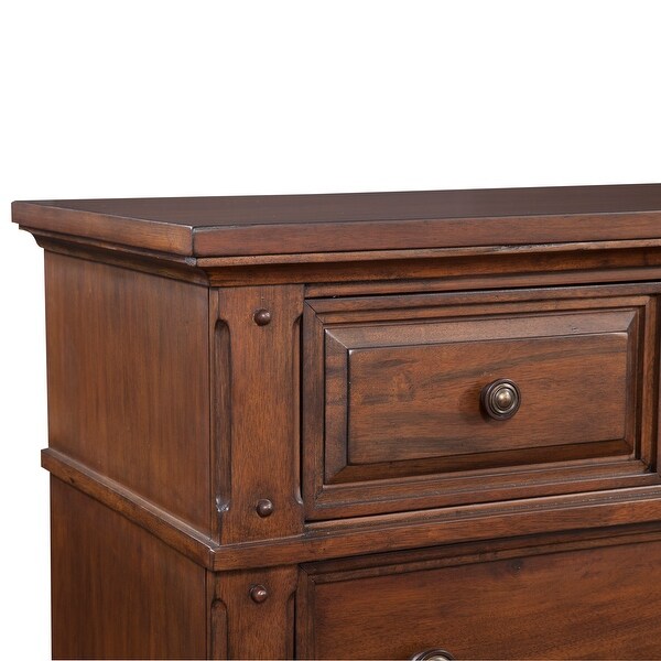 Harbor Point Cherry Finished Arched Panel 5-Piece Bedroom Set by Greyson Living - - 35114489