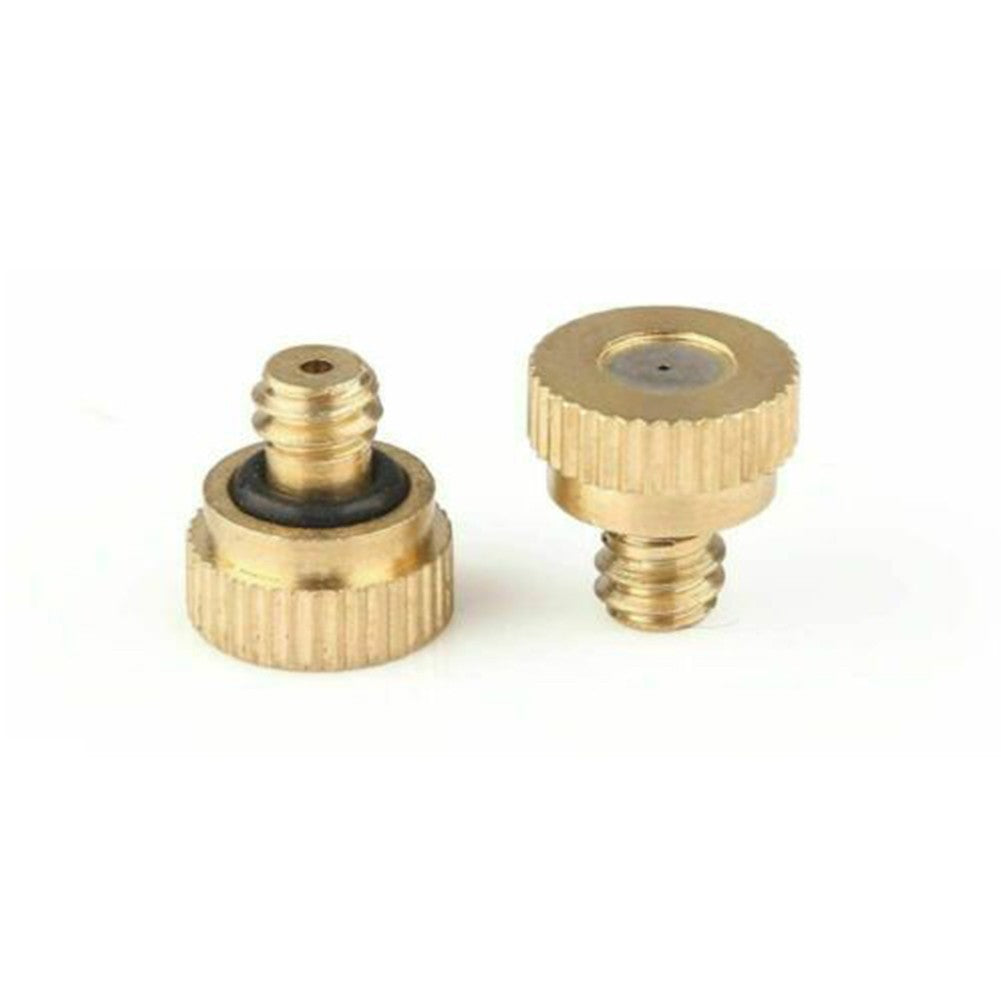 QIFEI 20Pcs Brass Misting Nozzles for Cooling System 0.012