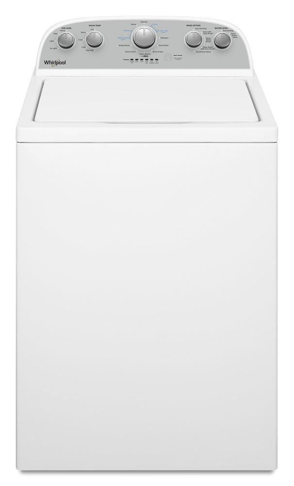 Whirlpool WTW4950HW 3.9 Cu. Ft. Top Load Washer With Soaking Cycles, 12 Cycles