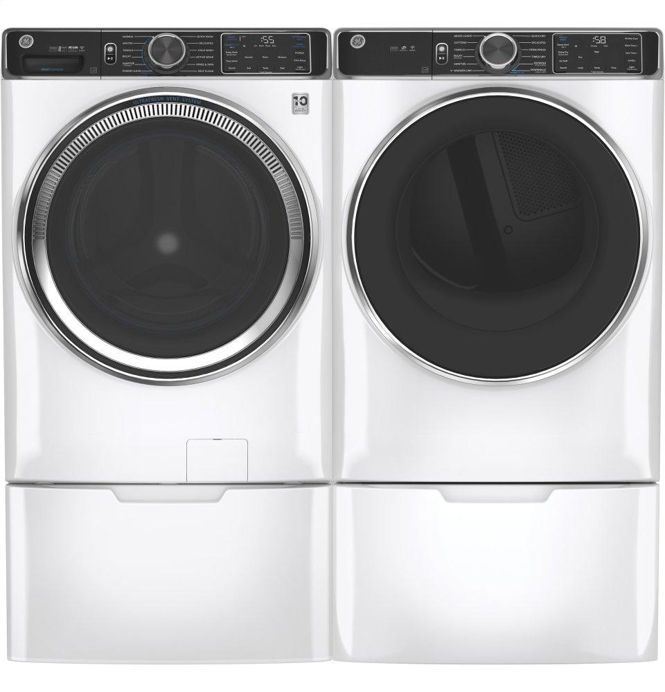 Ge Appliances GFD85ESSNWW Ge® 7.8 Cu. Ft. Capacity Smart Front Load Electric Dryer With Steam And Sanitize Cycle