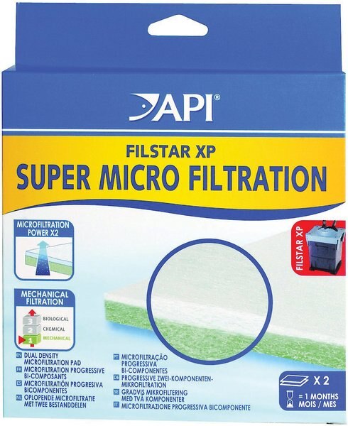 API Filstar XP Super Micro Filtration Aquarium Canister Filter Filtration Pads