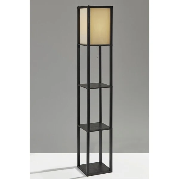 Carbon Loft Wiig Wood Shelf Lamp