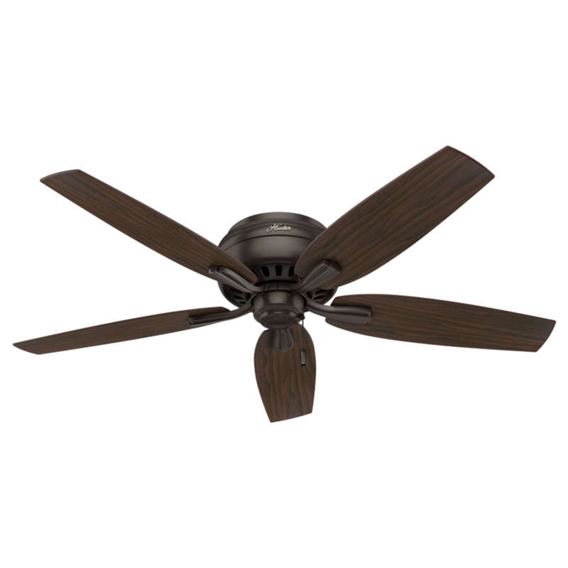 Hunter Newsome 52 in. Bronze Indoor Ceiling Fan