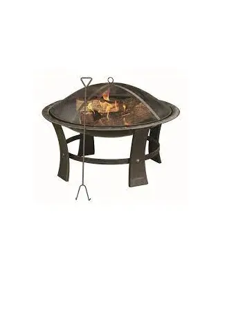 Heavy Duty Outdoor Fire Pit Burner Outdoor  32 Inch Bonfire Wood Burning Firepit Square Fire Table