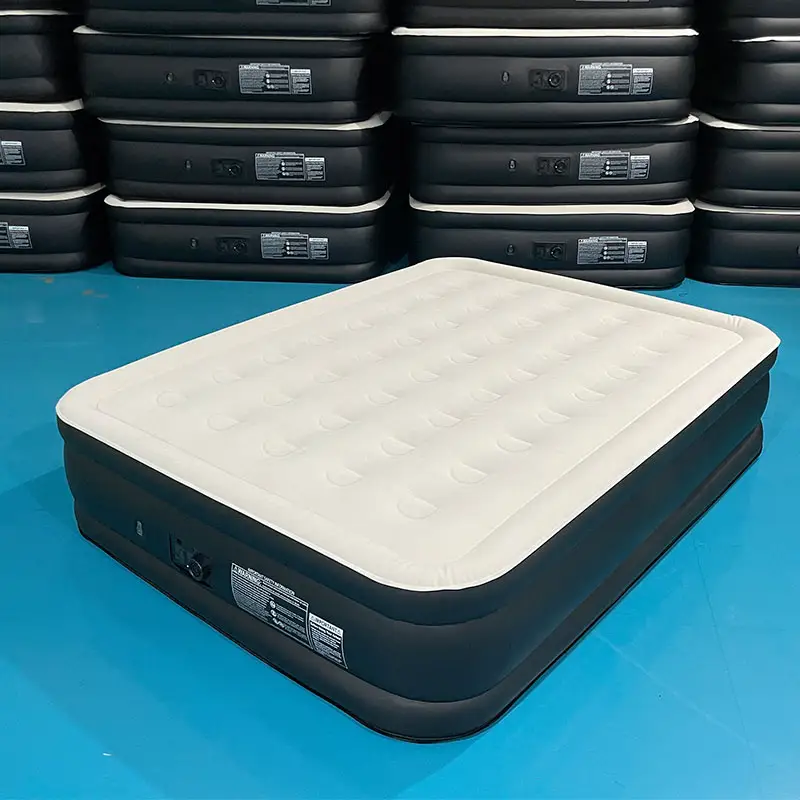 High Quality Classic Thickened Sleeping Mattress Air Mattress Full Size Portable Inflatable Air Mattress with Built in Pump