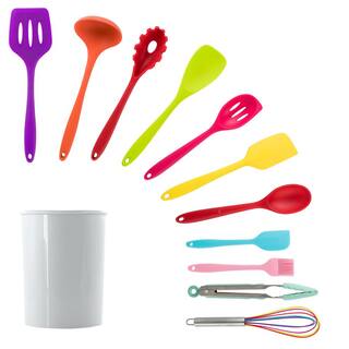 MegaChef Mulit-Color Silicone Cooking Utensils (Set of 12) 985114366M