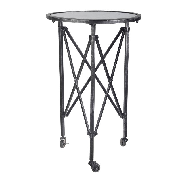 Gilbert Side Table Antique Silver A amp b Home