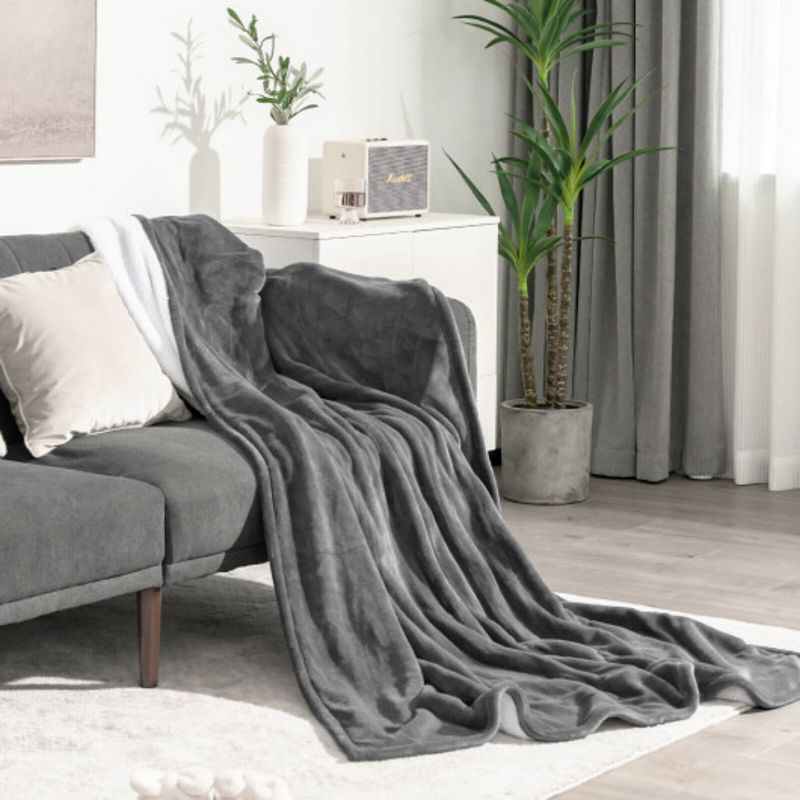 Heated Blanket Electric Throw with 5 Heating Levels